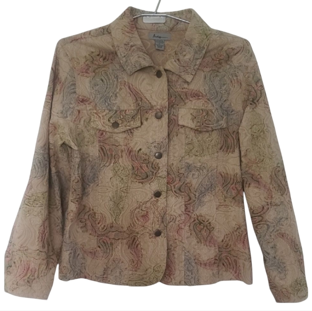 ANALOGY Vintage Style Beige Jacket